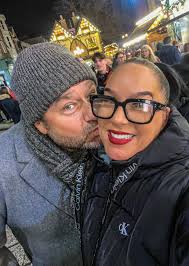 At Nottingham Christmas winter wonderland ready to watch Connie Bolton with  Louise Bolton Mick Hylton Lisa Maden Jill Hylton and Chris Maden