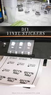 How To Make Custom Stickers With Vinyl Practical And Pretty In 2020 Print Stickers At Home Print Vinyl Stickers Custom Stickers