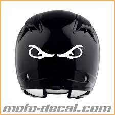 Reflective Evil Eyes M1 Moto Decal Com Reflective Decals Motorcycle Helmet Decals Reflective