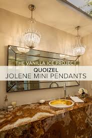 These Jolene Pendants By Quoizel Brought The Bling To The Bathroom Check Them Out At Capitol Lighting Quoizel Candle Cover Quoizel Lighting