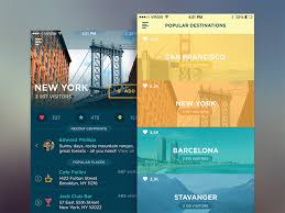 A market study showed that the market android devices are becoming the leading actor in the mobile application market. 20 Creative Travel App Designs For Your Inspiration Hongkiat
