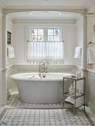 5 out of 5 stars. Upgrade Your Rooms With Net Curtains Dressmaking Ideas Bathroom Window Treatments Cottage Bathroom Bathrooms Remodel