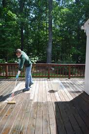 Avoid the stress of doing it yourself. How To Strip Clean A Deck For Stain Young House Love