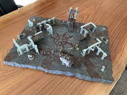 Warcry Board Warhammer Terrain Wargaming Terrain Miniature Art