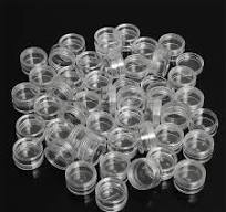 50PCS 2g 3g 5g 10g 15g 20g Portable Plastic Empty Clear Cream Jar Mini  Cosmetic Bottles Transparent Pot for Nail Polish Skincare - AliExpress