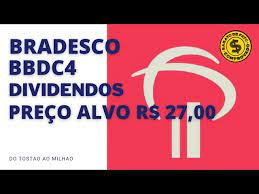 Preço da ação multiplicado pelo número de ações existentes. Bradesco Bbdc4 Acao Para Uma Carteira De Dividendos Youtube