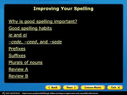 Translation dictionary english dictionary french english english french spanish english english spanish: Improving Your Spelling Ppt Download