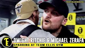 DWIGHT RITCHIE & MICHAEL ZERAFA SPARRING
