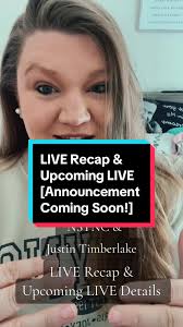 LIVE Recap & Upcominb LIVE Details!