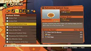 It's prety straightforward, but there's a nasty bug that's bothering a number of folks. Cooking Recipes And Meal Effects Dragon Ball Z Kakarot Wiki Guide Ign