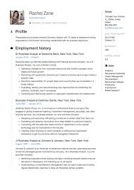 business analyst resume examples