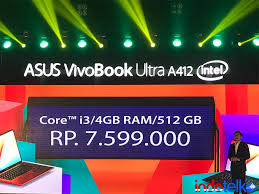 Vivobook ultra a412 turut dilengkapi fitur ergolift. Asus Vivobook Ultra A412 Leptop 14 Inci Terkecil Di Dunia