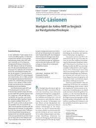 Alle gelisteten ärzte sind spezialisten auf ihrem gebiet und wurden nach den. Pdf Tfcc Lesion Mr Arthrography Vs Arthroscopy Of The Wrist