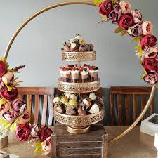 Товар 5 mermaid cupcake stand; 3 Tier Vintage Reversible Dessert Cupcake Stand Gold Unique Cupcake Stands Cake Stand Display Tiered Dessert Stand