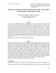 Lupa kepada sanak saudara dan kampung halaman. Gender Languages And Linguistics Research Papers Academia Edu