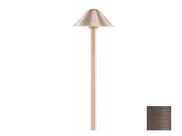 Sollos Modern Hat 7 Led Path Light 12 Stem Antique Brass Pmh070 Ab
