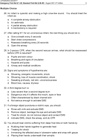 Test your knowledge with our first aid and cpr pre test. First Aid And Cpr Questions The Y Guide