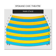 Spokane Civic Theatre 2019 Seating Chart