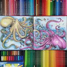 Sari Handayani Darwinto On Instagram Mr And Mrs Octopus Buku Animorphia Edisi Indonesia Sketsa Kerbyrosanes Pensil Warna Mengg In 2020 Graphic Color Painting