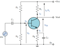 Above scheme is the circuit diagram of 350 studio amplifier uses 4 pairs of transistor mjl21193 and mjl21194 as the. Common Emitter Amplifier And Transistor Amplifiers