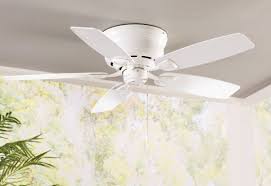 Ceilingfan.com has a great selection ceiling fans for low ceilings. Hunter Fan 48 Sea Wind 5 Blade Flush Mount Ceiling Fan With Pull Chain Reviews Wayfair
