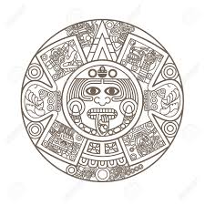 Indica el motivo para eliminar esta imagen: Calendario Azteca Estilizada De Color Oro Ilustracion Vectorial Calendario Azteca Tatuajes Calendario Azteca Aztecas
