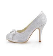Scarpe da sposa in pizzo. Scarpe Da Sposa In Pizzo Online Economiche Con Fioccosposatelier