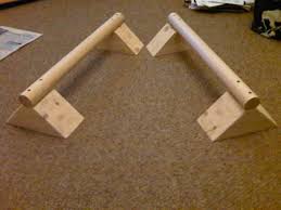 Homemade Parallettes Homemade Gym Equipment No Equipment Workout Diy Gym Equipment