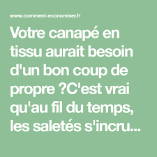 Comment Nettoyer Un Canape En Tissu Avec Du Bicarbonate Facile Et Rapide Recette Canape Tissu Comment Nettoyer Nettoyer Canape Tissu