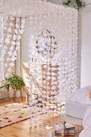 Metallic Petal Vine Garland Backdrop Bedroom Decor Cute Room Decor Aesthetic Room Decor