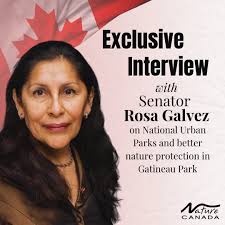Senator Rosa Galvez @senrosagalvez is pushing for better nature protection  in Gatineau Park, we interviewed her to find out why! Read the interview at  the link in our bio. #NationalUrbanParks #GatineauPark #NatureCanada