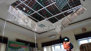 * cuaca ditunjukkan dalam waktu setempat. Kantor Kecamatan Durenan Di Trenggalek Porak Poranda Atap Ambrol Diguncang Gempa Tribun Batam