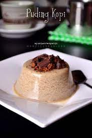 Puding Kopi Resep Makanan Penutup Makanan Enak Puding