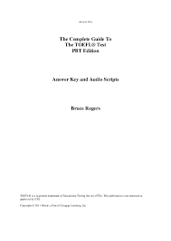 Berikut bacaan reading comprehension tentang niagara falls. Pdf The Complete Guide To The Toefl Test Pbt Edition Answer Key And Audio Scripts Nhi Le Academia Edu