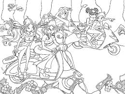 A fada musa posando no winx club. Desenho Para Colorir Winx Club 5