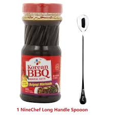 I've tried most of the korean bbq sauce out there and this one is the best by far! Ninechef Bundle Cj Korean Bbq Sauce For Beef Bulgogi Marinade Pack 4 1 Ninechef Spoon Walmart Com Walmart Com