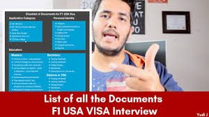 An f1 visa is issued to international students who are attending an academic program or english language program at a us college or university. List Of Documents For F1 Usa Visa Part 1 List Of Documents For F1 Visa Ms In Usa Youtube