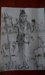 Ardhnarishwar Pencil Sketch Of Lord Shiva Ji And Mata Parvati Ji Desipainters Com Watch short videos about #shiv_parvati on tiktok. lord shiva ji and mata parvati ji