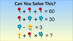 The Flower Math Problem Chinese Kindergarten Test Question