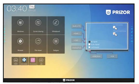 Prizor 55-Inch Frameless Smart LED TV