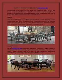 For over 85 years, mooradians furniture has been locally owned and operated with a reputation for providing quality furniture products and customer service. Qualities Of A Reliable Furniture Store Selling Dining Room Sets