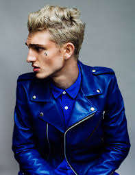 Pin By Late Bar On Style Blue Leather Jacket Mens Editorial Leather Jacket Men