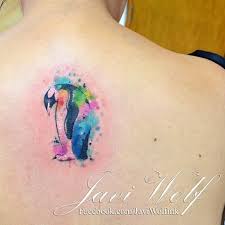 Cute Outlined Penguin With Water Colour Penguin Tattoo Tattoo Designs Pretty Tattoos