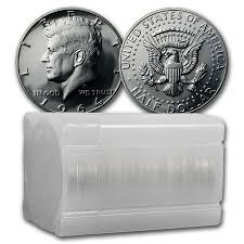 1964 Kennedy Half Dollar 20 Coin Roll Proof