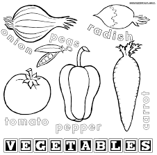Not all fruits are sweet or tangy, and not all vegetables are green and earthy. Vegetables Coloring Pages 3 Vegetables Kids Printables Coloring Library