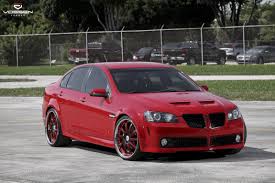 Make Over Of Red Pontiac G8 Equipped With Vossen Custom Wheels Pontiac G8 Custom Wheels Pontiac