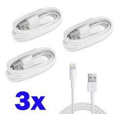 3 Pack 2m 6ft Lightning Cable For Iphone 6s Plus 6 5s 7 Charger Data Sync Walmart Com Walmart Com