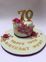 Check spelling or type a new query. Floral 70th Birthday Cake Beautiful Birthday Cakes