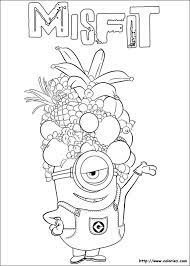 224 dessins de coloriage les minions a imprimer kleurplaten minions paarse minions