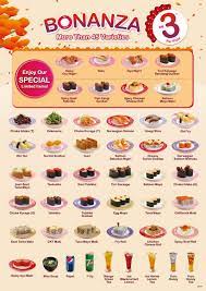 Sushi king's ramadhan buffet is now happening at all sushi king outlets in malaysia. Sushi King Rm3 Bonanza Is Back Again Wow 45 Varieties Of Sushi Miri City Sharing